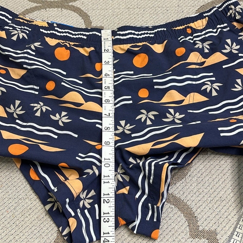 Columbia Sandy River II 3” Blue/Orange Athletic Shorts Nautical Pattern size XL - Picture 10 of 16